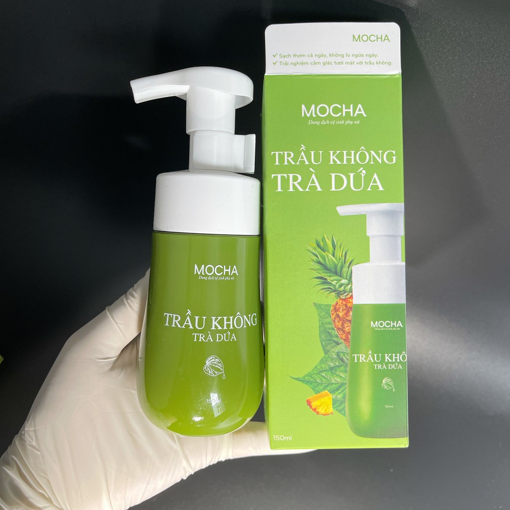 [MUA 1 TẶNG 1]Dung Dịch Vệ Sinh Phụ Nữ Trầu Không Trà Dứa Mocha 150ml.