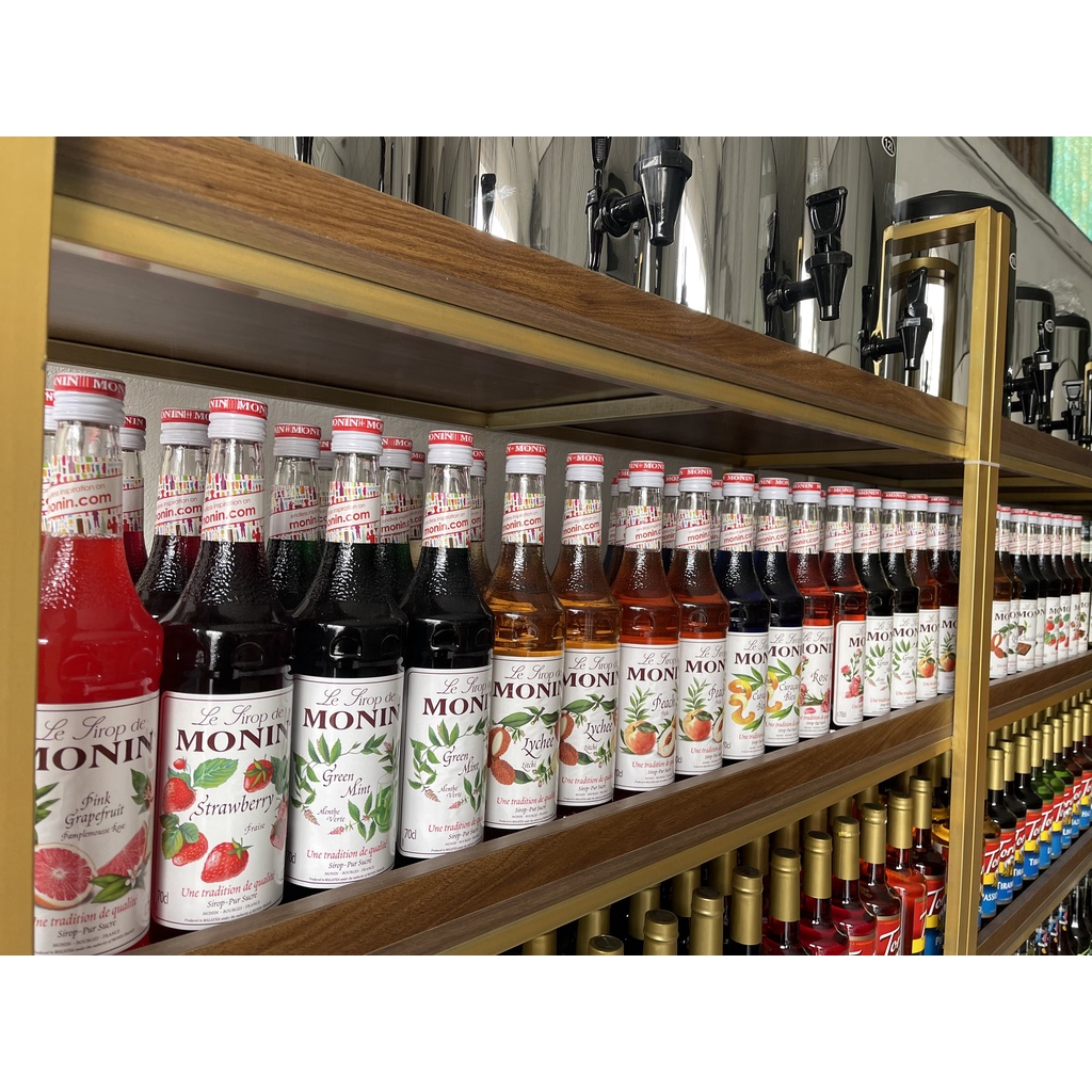Syrup Monin đủ hương vị chai thủy tinh 700ml