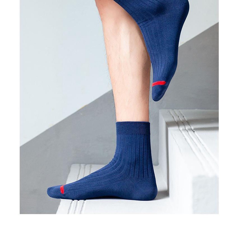 Vớ Cổ Trung Thoáng Khí Thấm Hút Mồ Hôi Tốt Thời Trang Mùa Hè Cho Nam