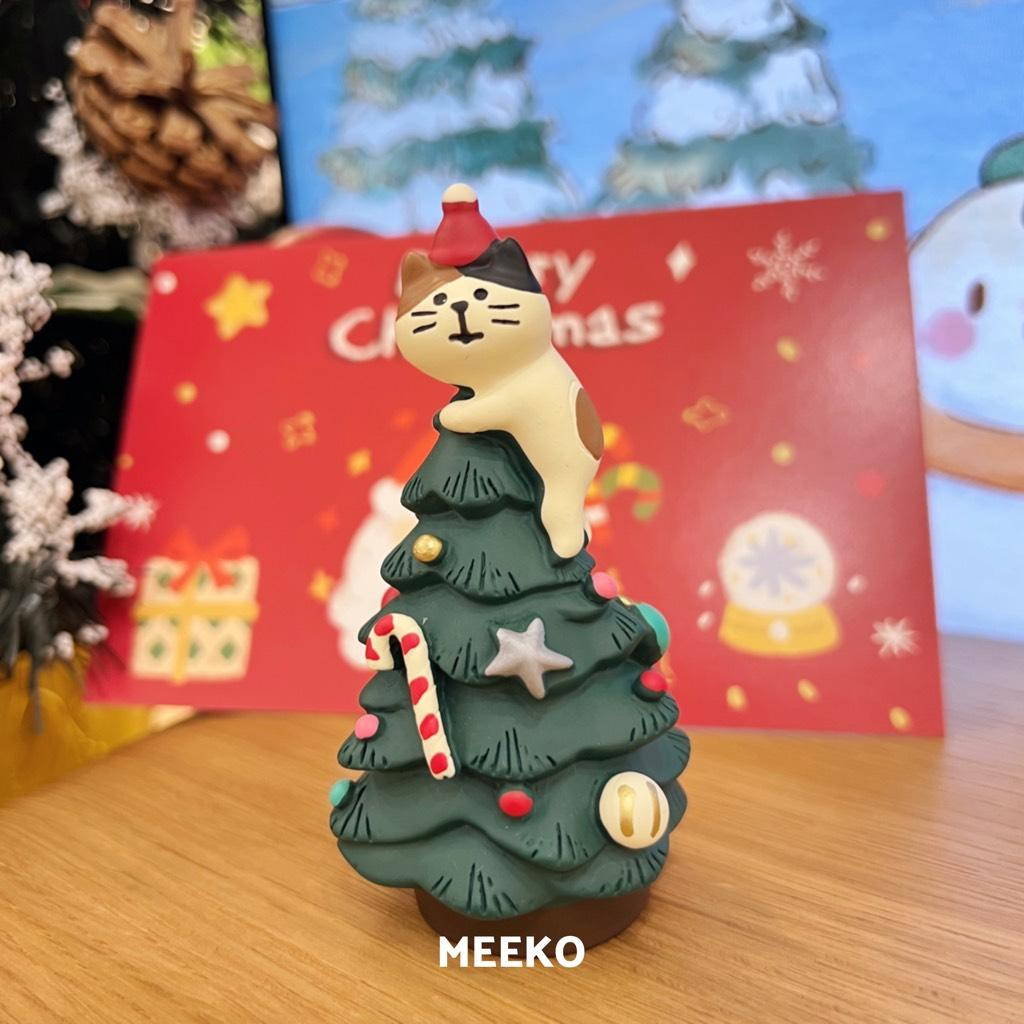 Mô cây thông Noel giáng sinh decor bằng thạch cao đặc  MEEKO