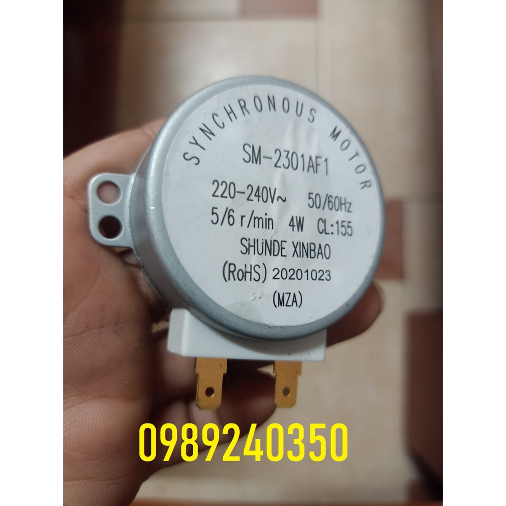Mô tơ quay đĩa lò vi sóng 220V - 4W trục vát