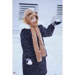 Mũ gấu jennie