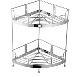 Kệ góc lưới 2 tầng inox 201