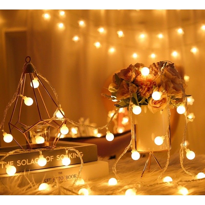 Đèn LED cherry ball trang trí phòng