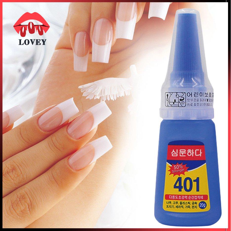 lovey★Multifunctional 401 Instant Adhesive 20g Super Strong Transparent Liquid Glue