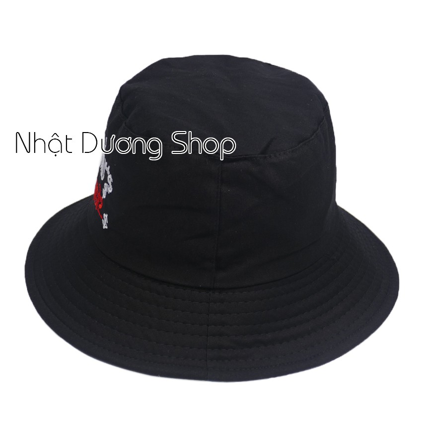Nón bucket, tai bèo vành nhỏ-Tiền nhiều để làm gì chất liệu vải Cotton thoáng mát