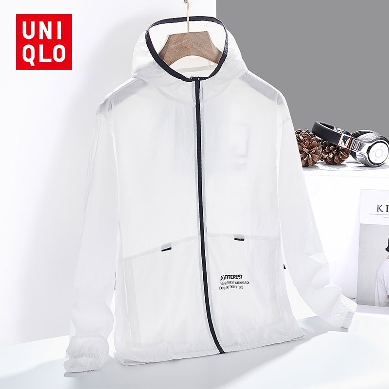Uniqlo Áo Khoác Thể Thao Chống Nắng/Gió Nhanh Khô Thoáng Khí Cho Nam Và Nữ