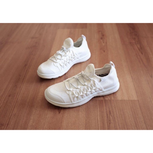 Giày thể thao Ke#n all white cho nam