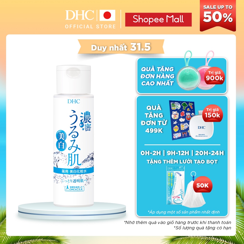 Nước Cân Bằng Da DHC Deep Moistening Whitening Lotion 180ml