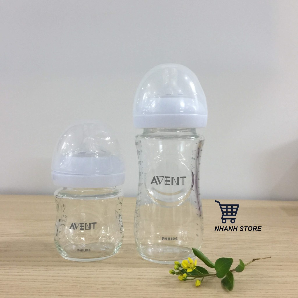 Bình sữa thủy tinh Avent Natural 240ml