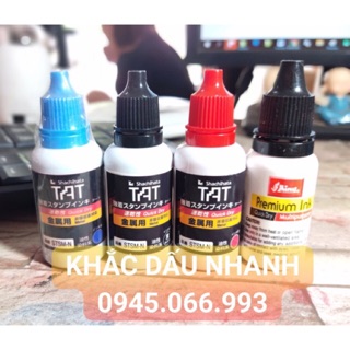 BÁN CHẠY - Mực dấu đóng trên mọi chất liệu