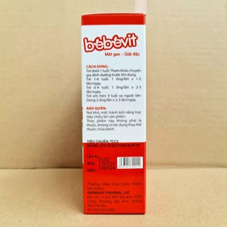 Bebevit Mát gan - Giải độc