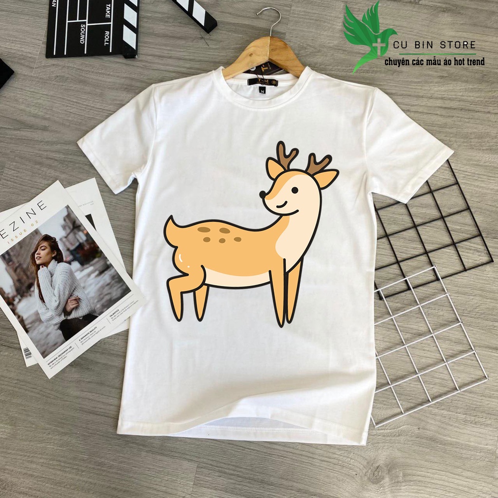 Áo thun from rộng có hình con nai siêu ngầu vừa ra mắt - p118
