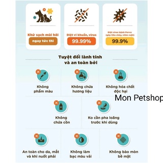 [ Rẻ vô địch ] - Xịt khử mùi thú cưng