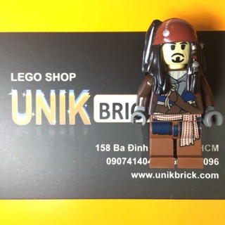 Lego UNIK BRICK Jack Sparrow Voodoo trong Pirates of the Caribbean - Cướp biển vùng Caribbean chính hãng (như hình)