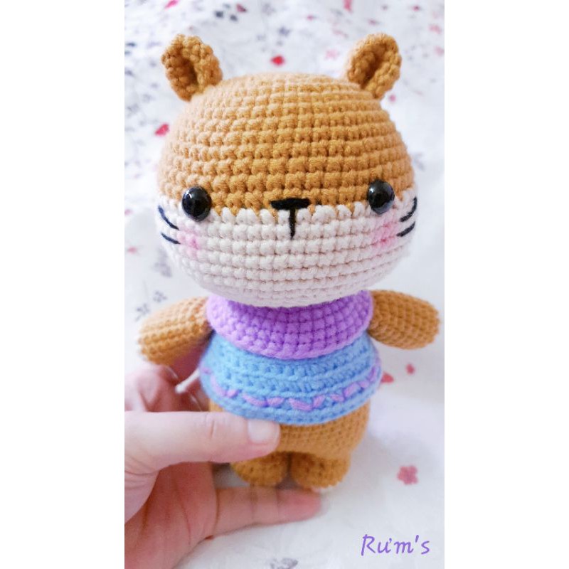 Thú Len Nhồi Bông Chuột Hamster 19cm