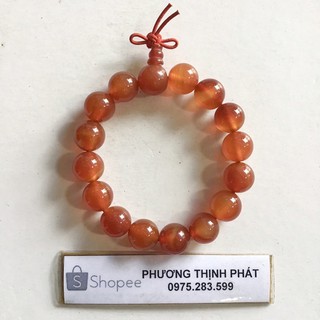 Vòng tay đá mã não đỏ phong thuỷ