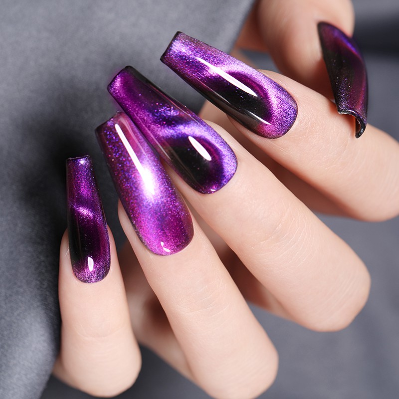 [Hàng mới về] Lọ Gel Sơn Móng Từ Tính Mèo Nhiều Màu Sắc Đẹp Mắt