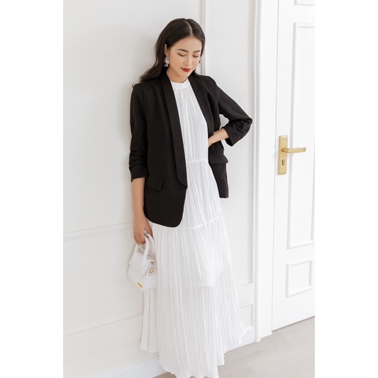 Áo blazer basic đen/xanh/be