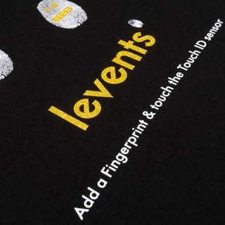 ←★→Áo thun LEVENTS Finger Print/ Black
