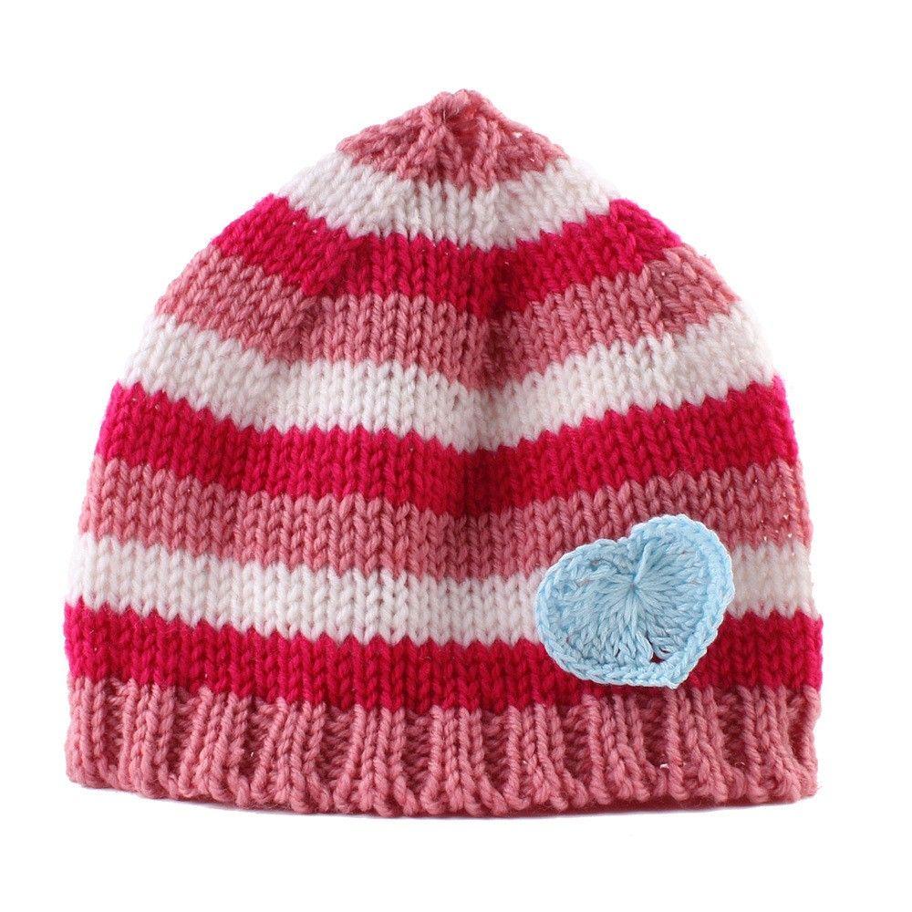 Mũ Len Đan Móc Nhiều Màu Cho Bé