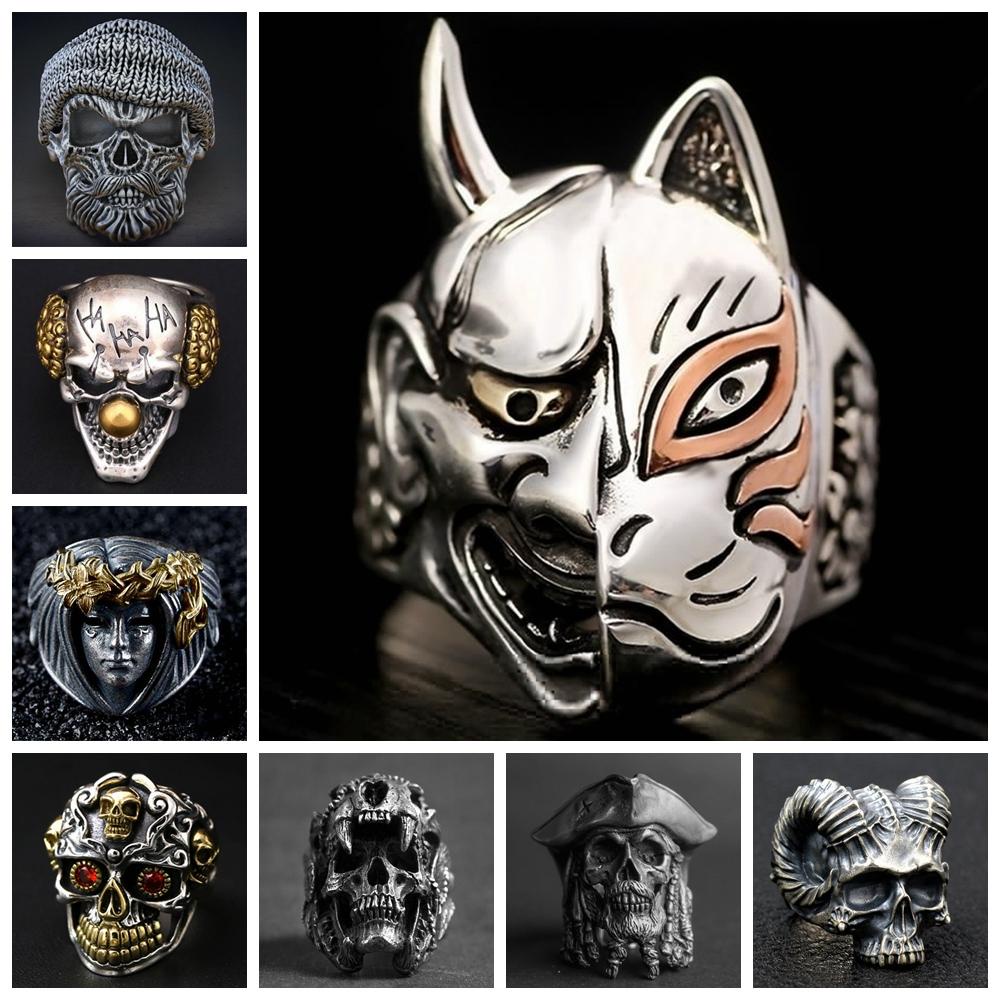 Nhẫn BORAG Phong Cách Hip Hop Gothic Cổ Điển