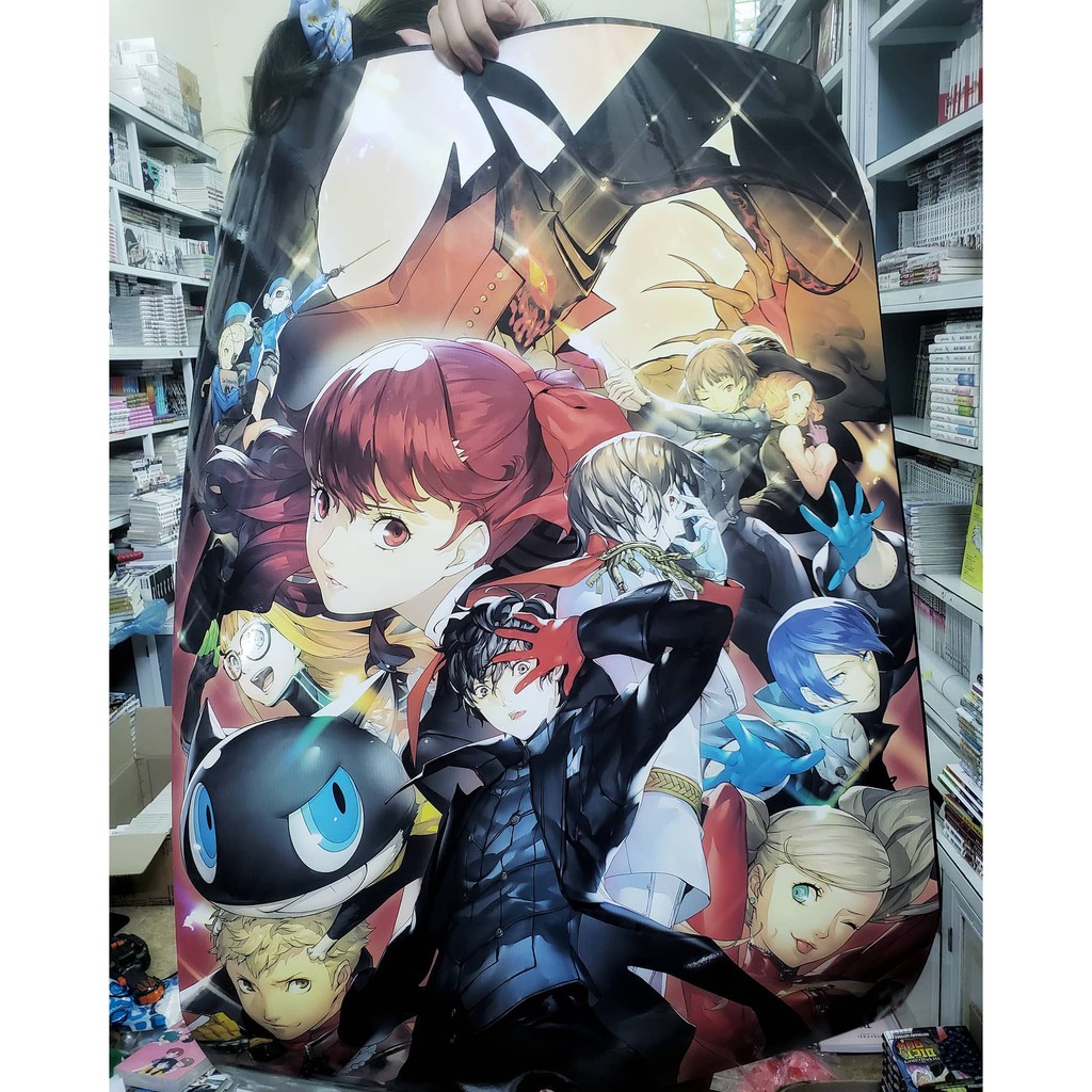 Tranh dán tường Anime IN THEO YÊU CẦU giấy decan