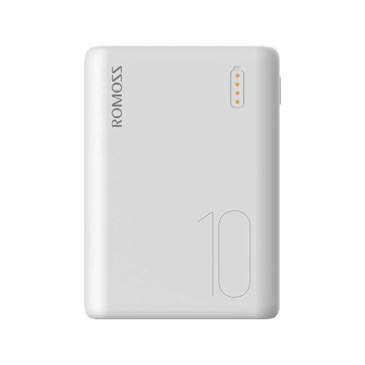 PIN SẠC DỰ PHÒNG 10.000mAh ROMOSS SIMPLE 10 HỖ TRỢ 3 CỔNG INPUT MICRO - LIGHTNING-TYPE C