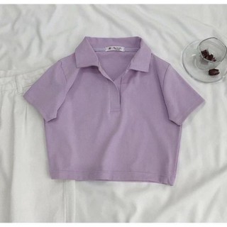 Áo croptop poly nữ vải đẹp