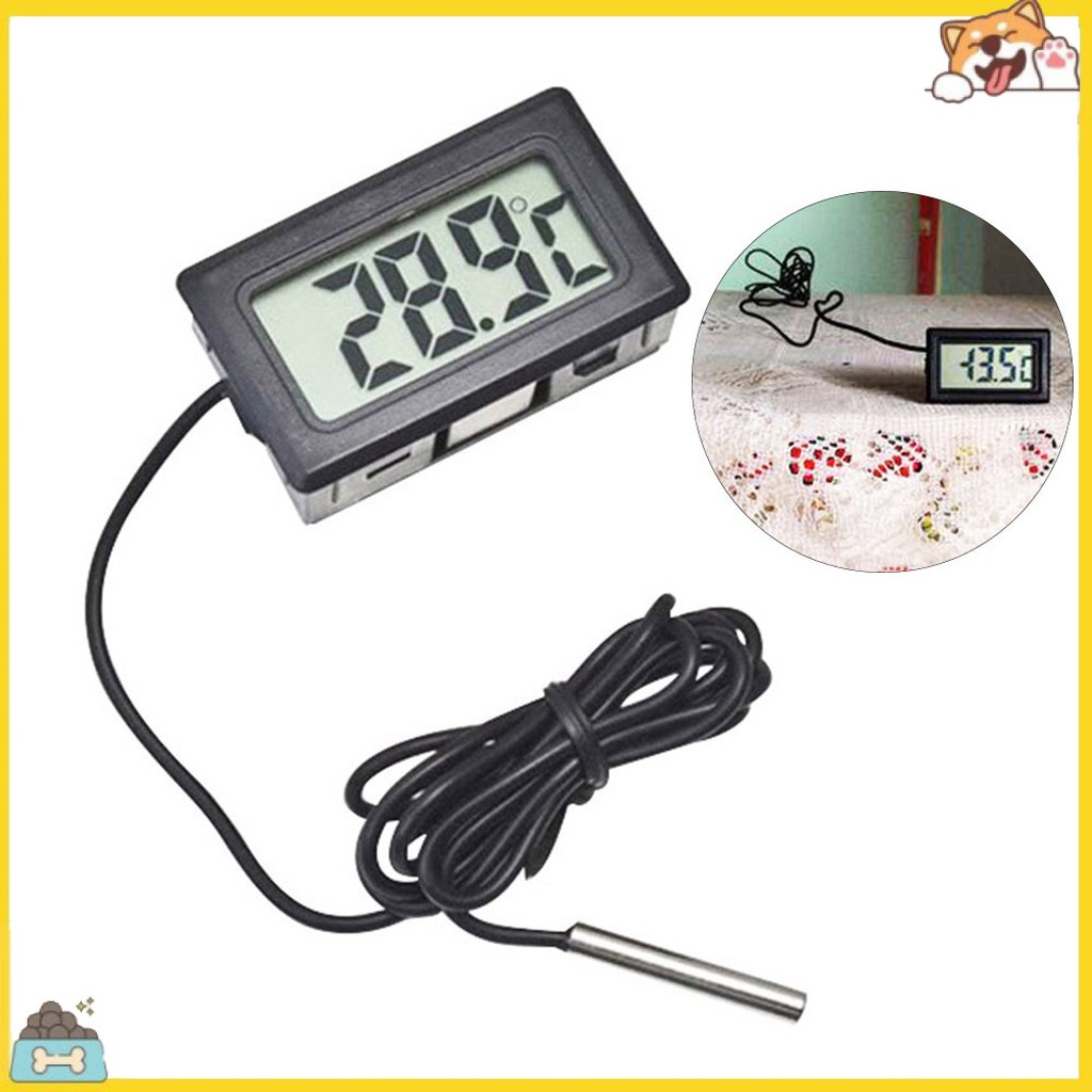 Nhiệt kế màn hình LCD dùng theo dõi nhiệt độ của hồ cá