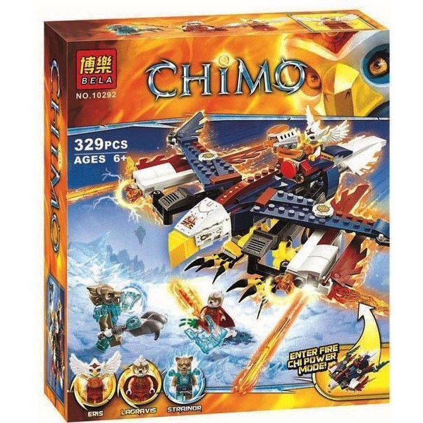 Bela 10292 Chima Bộ đồ chơi lắp ráp Đại bàng chima