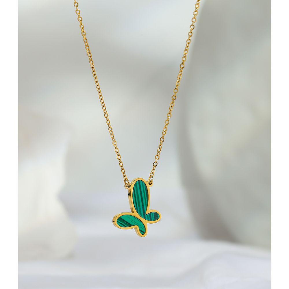FORBETTER Vòng cổ Choker Mặt Vỏ Sò Xanh Phong Cách Hàn Quốc Cho Nữ