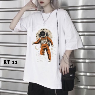 Áo thun tay lỡ unisex nam nữ in hình dáng suông thụng form rộng basic thấm hút mồ hôi[kèm ảnh thật]