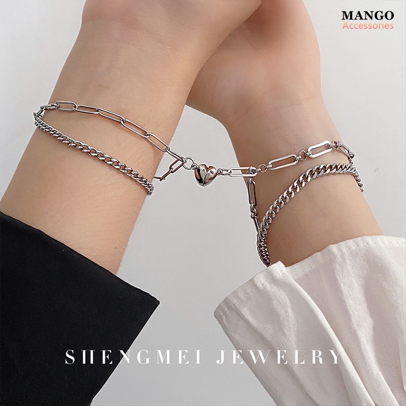 Vòng Đeo Tay Hai Lớp Nam Châm Cho Cặp Đôi R134