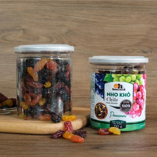 Nho khô Mix Chile không hạt Smile Nuts hộp 250g