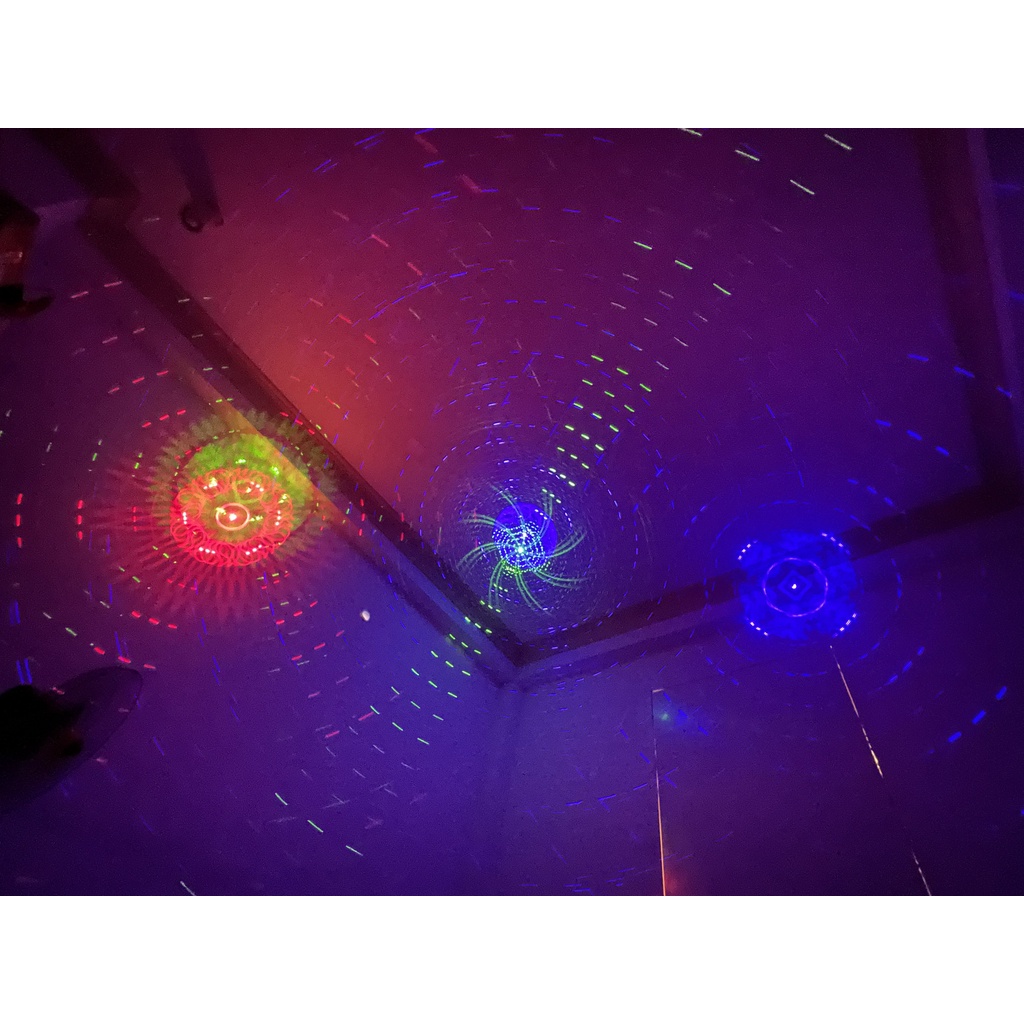 Đèn Laser 9 mắt nháy theo nhạc cao cấp| Đèn Laser Phòng Bay Vũ Trường Karaoke