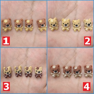 Gấu bột gắn móng siêu đáng yêu (1 con)