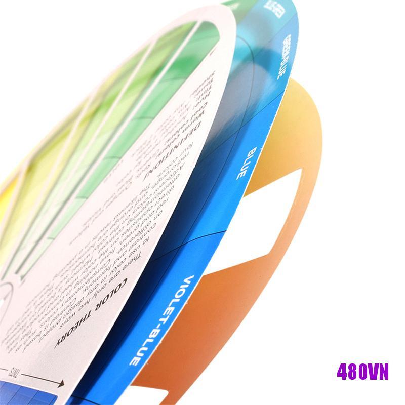 Thẻ Giấy Trộn Màu Mực Xăm Hình Tròn Tiện Dụng