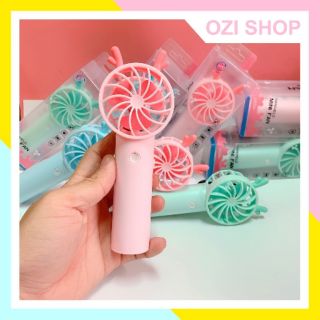 Sỉ quạt tích điện phun sương mini