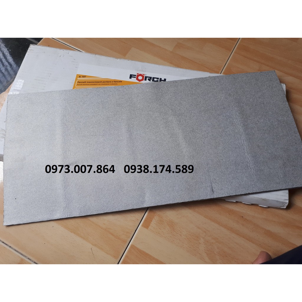 Tấm dán cách âm sàn ô tô xe hơi chống tiến ồn chống rung lắc xe chống nước văng cho sàn xe K198 FORCH- Chính Hãng