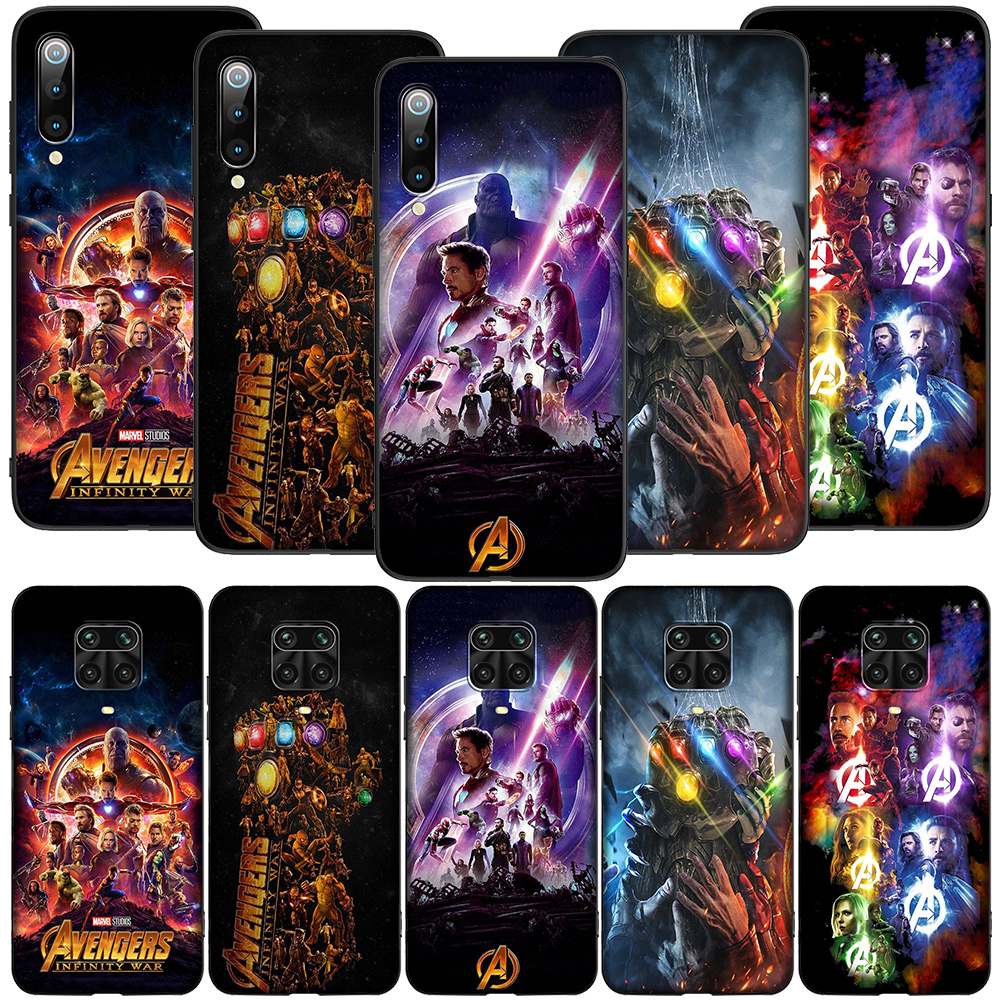 Ốp Điện Thoại Silicon Mềm Hình Avengers Infinity War Ak33 Cho Redmi Note 5 6 7 8 8t 9 9s Pro Max