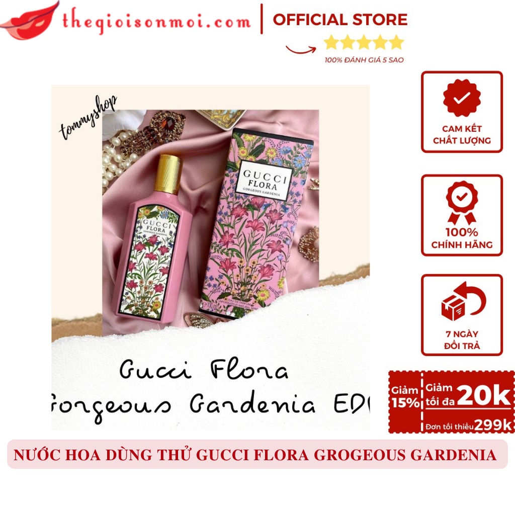 Nước Hoa Nữ Gucci Flora Gorgeous Gardenia EDP 10ml