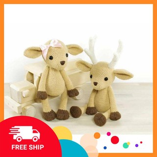 [FREESHIP] [Xả Hàng] Bộ đôi tuần lộc – Dolls made by The Bunny