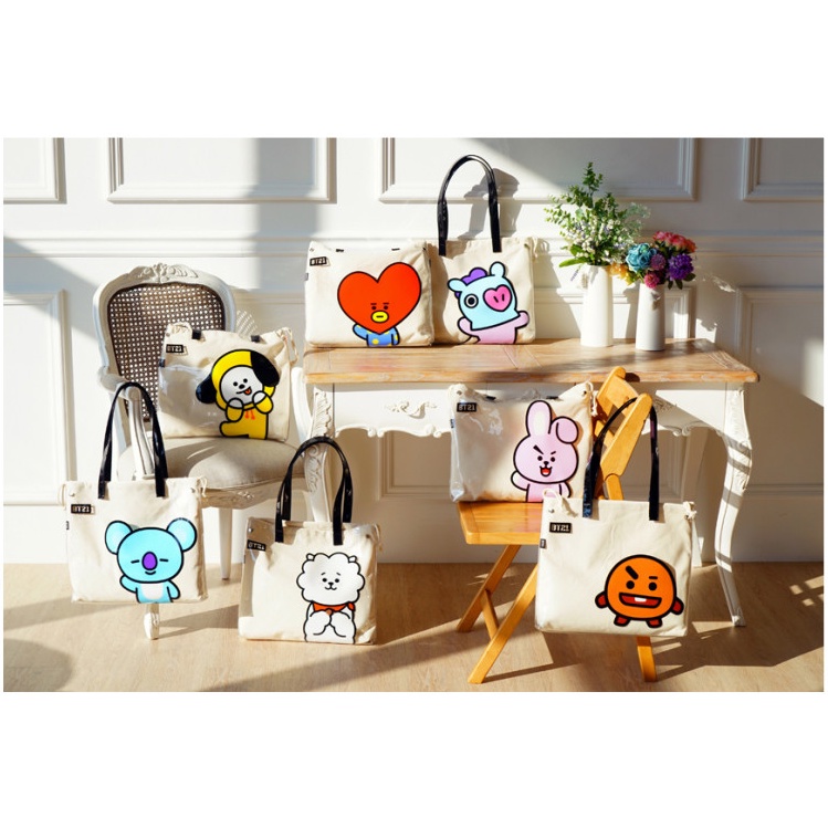 TÚI PVC LINE FRIENDS BT21 PVC SHOULDER BAG