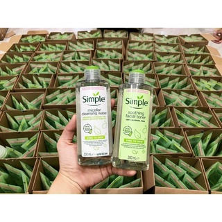 Nước hoa hồng toner simple 200ml