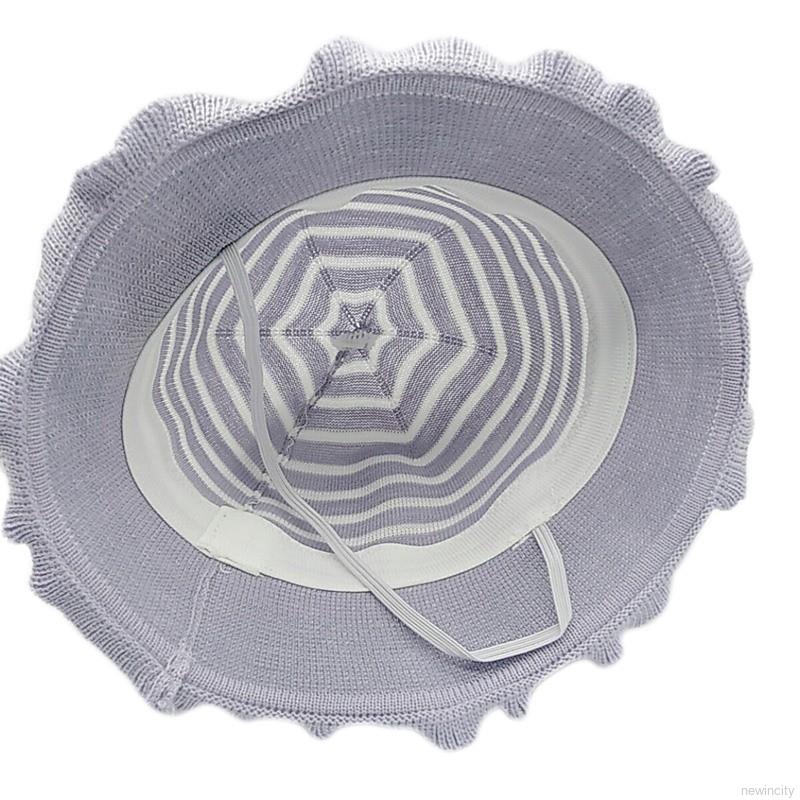 Mũ vành phối hoa dễ thương cho bé gái