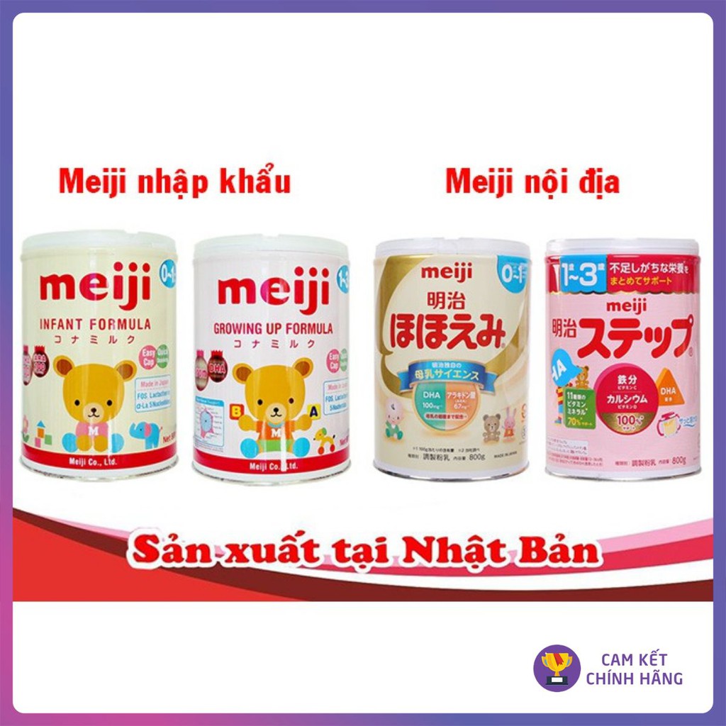 SET 2 HỘP SỮA MEIJI SỐ 9 NỘI ĐỊA NHẬT BẢN 800g