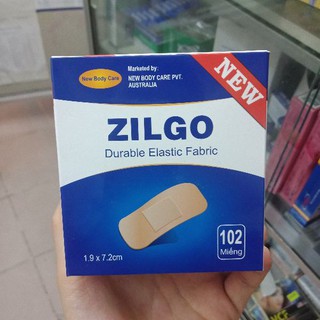 Zilgo durable elastic fabric băng dính cá nhân hộp 102 cái