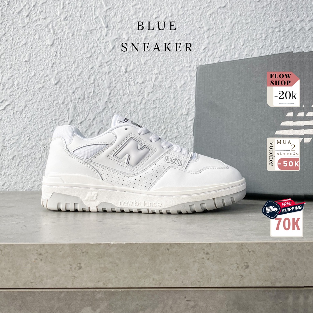 Giày Sneaker nam nữ NB 550 trắng