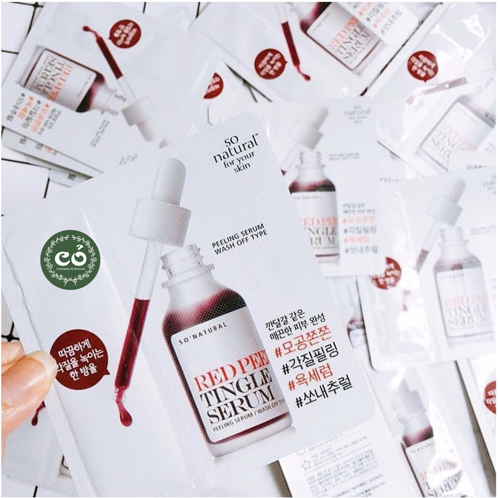 Sample Red Peel Tingle Serum - Peel da không bong tróc | BigBuy360 - bigbuy360.vn